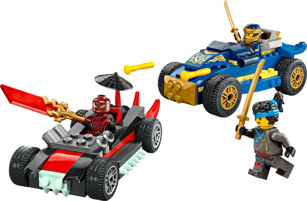 LEGO Rogue vs. Drix Race Car Duel 71840