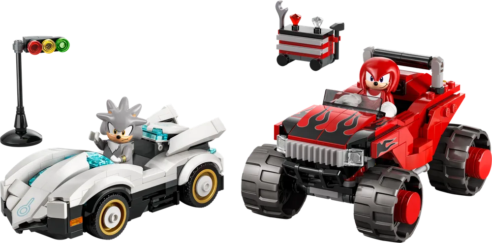 LEGO Silver's Car vs. Knuckles' Monster Truck 77118