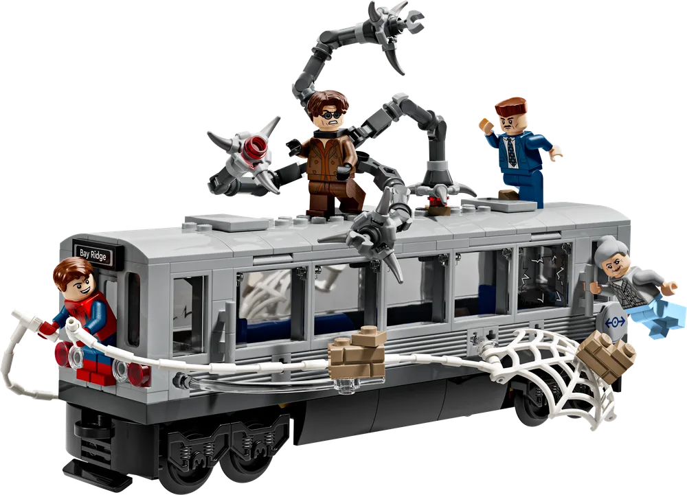 LEGO Spider-Man vs. Doc Ock Subway Train Scene 76321