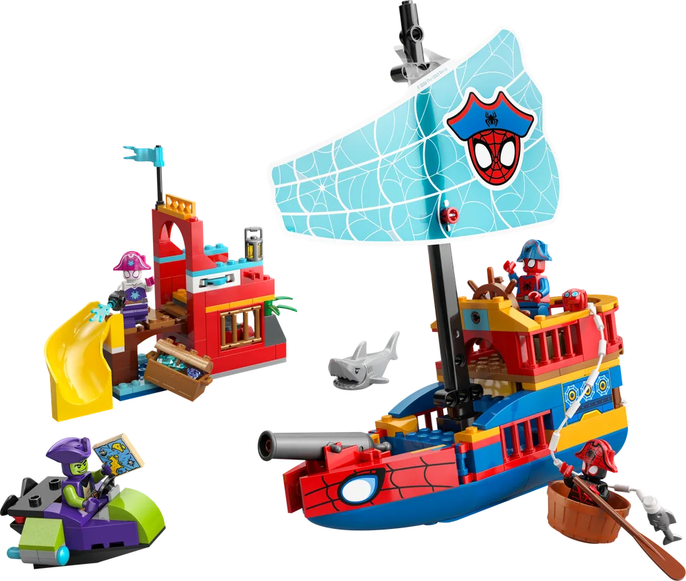 Team Spidey Pirate Ship 11208 image 1
