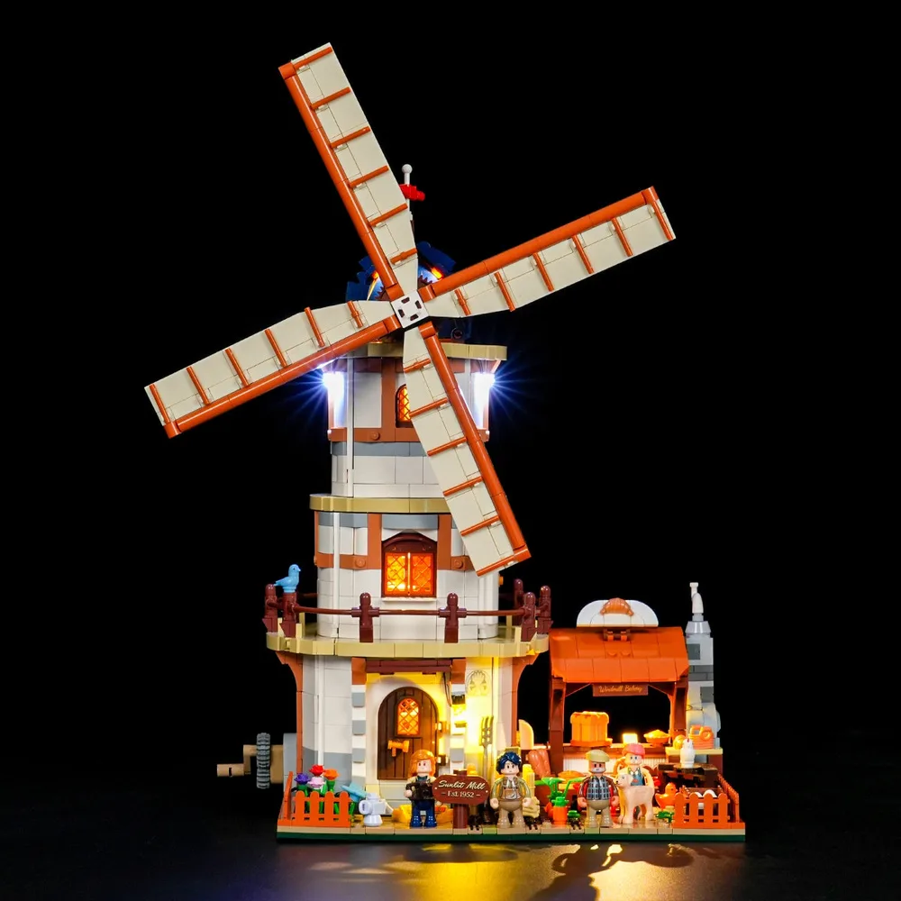 Lumibricks Dutch Windmill Millhouse