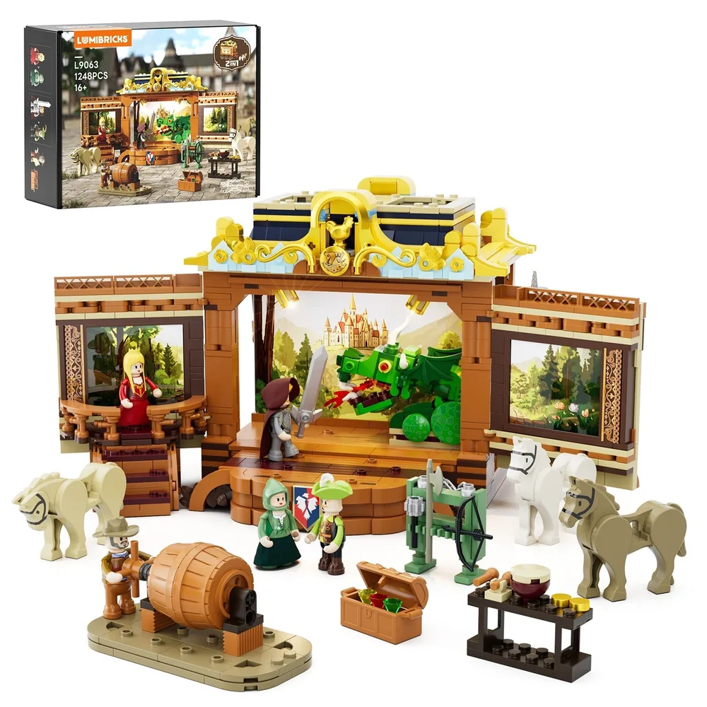 Lumibricks Medieval Troupe Carriage L9063