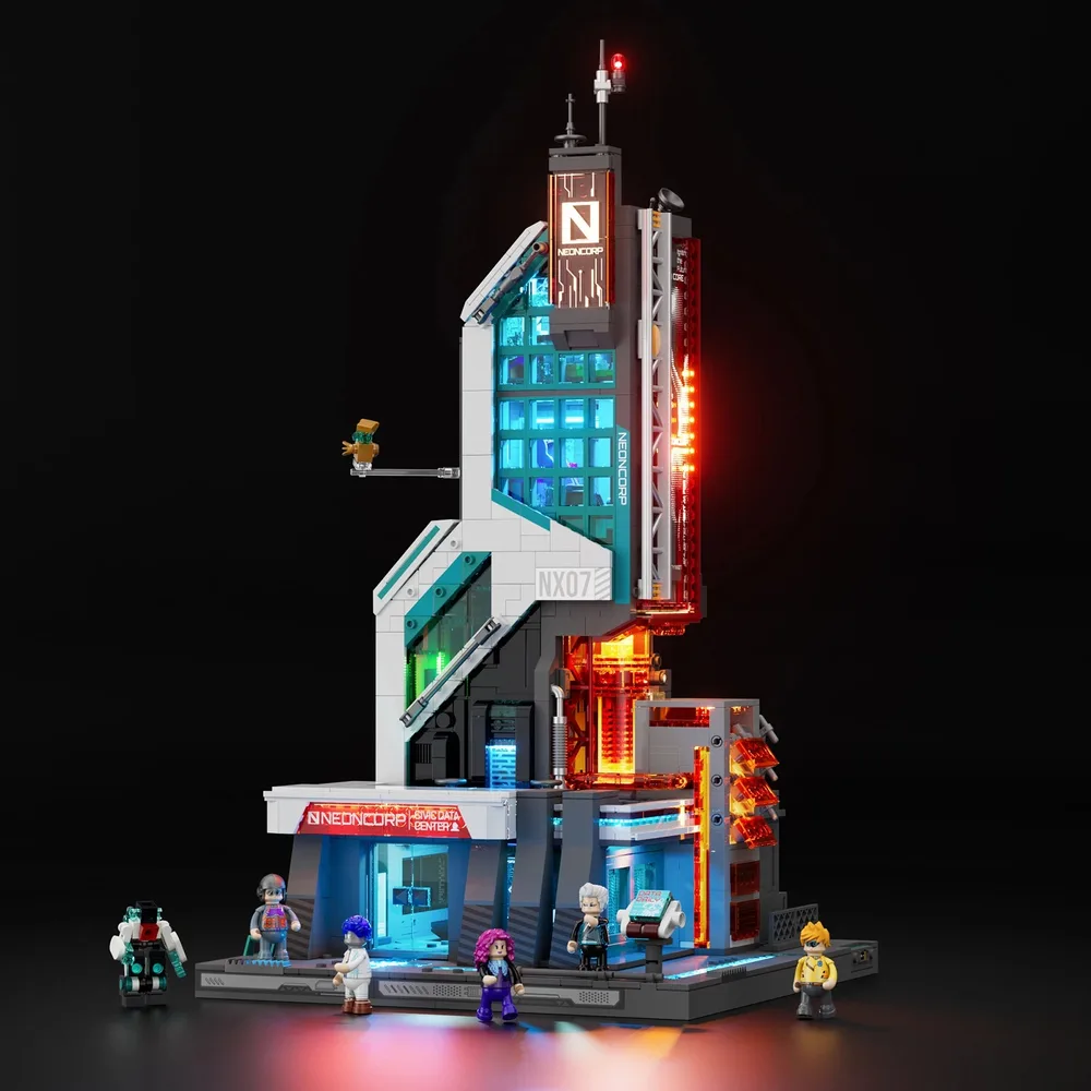 Lumibricks Neon Tech Tower