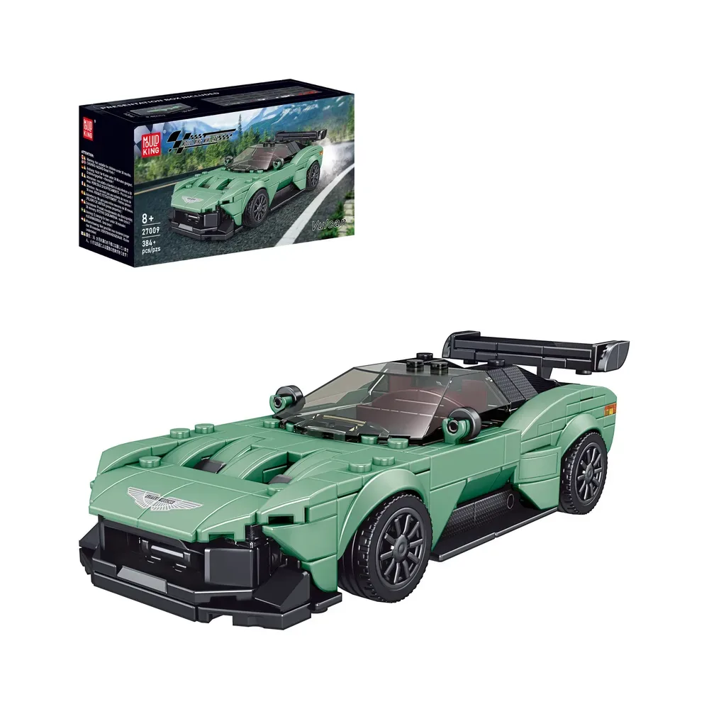 Mould King Vulcan Supercar 27009 building block set with box.