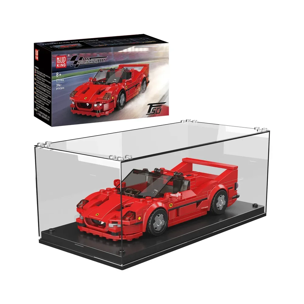Mould King F50 Car Model 27066 with display case and box