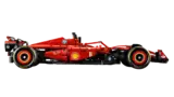 Lego Ferrari SF-24 F1 car side view.