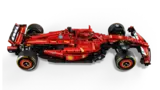 Lego Ferrari SF-24 F1 car angled side view.