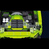 Detailed engine bay.