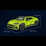 Dimensions of the Mould King Urus model.