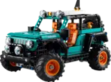 Built Lego Jeep Wrangler Rubicon SUV model.