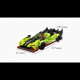 Mould King Lambo SC63 model with dimensions.