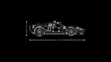 GT40 MKII blueprint with dimensions.