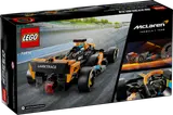LEGO McLaren F1 on track with box.