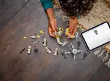 Battle Pack parts with digital instructions.