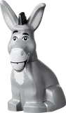 Close-up of Donkey LEGO figure.