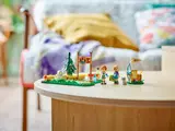 LEGO Friends archery set display.