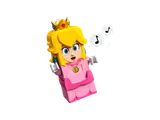 LEGO Peach singing or making sounds.