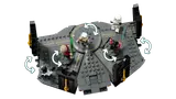 Top-down view of spinning play features.