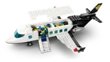 Open view of LEGO City airplane interior.