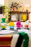 Back view of BrickHeadz Alice in Wonderland.