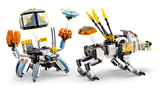 Exploded view of LEGO machines.