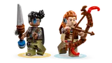 Aloy and Varl minifigures.