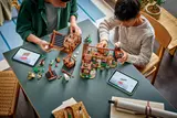 Building the LEGO Moon-Gazing Inn.