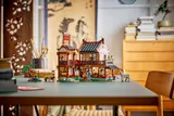 LEGO Ancient Moon-Gazing Inn on display.