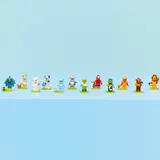 Complete lineup of Minifigure Series 28 on display.
