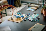 Complete LEGO Antarctic Animals Science Kit setup.
