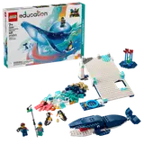 LEGO Education Antarctic Animals Science Kit 45201, box and components.