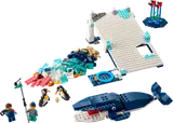 Assorted LEGO bricks and models from Antarctic Animals Science Kit.