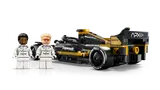 APXGP race car rear view with minifigures.