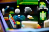 Spinning playfield bumper.