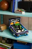 Pinball machine as room decor.
