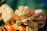 Close-up of Arcanine's detailed face