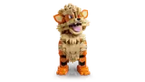 Arcanine's expressive open mouth