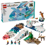 LEGO Education Arctic Animals Science Kit with all components.