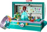 Open Ariel's Treasure Chest interior with mini-dolls.