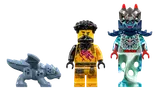 Arin, Wolf Mask, and Riyu figures.