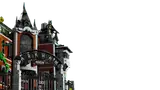 Close-up of Arkham Asylum roof.