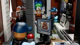 Arkham Asylum control room with Joker.