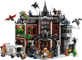 LEGO Arkham Asylum set with minifigure action.
