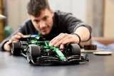 Man adjusting F1® car front wing.