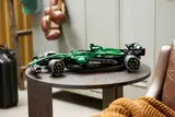F1® car model on a round table.