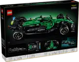 Back of F1® car model product box with dimensions.