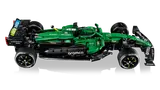 Three-quarter rear of LEGO Technic Aston Martin F1® car.