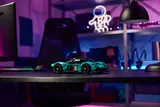 Aston Martin Valkyrie on desk.