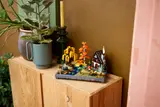 Set on coffee table
