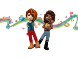 Autumn and Aliya minifigure close-up.